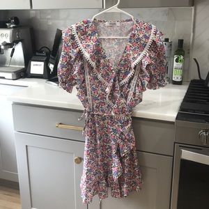 Floral Ruffled Romper